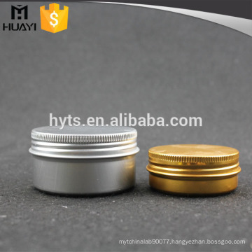 aluminium cream jar cosmetic container